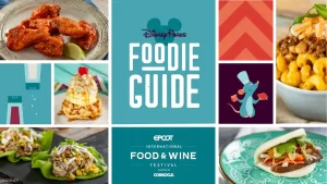 banner with various images of food
